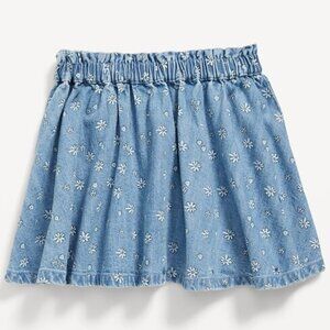Old Navy Toddler Printed Denim Skirt | 18-24mos | NWT